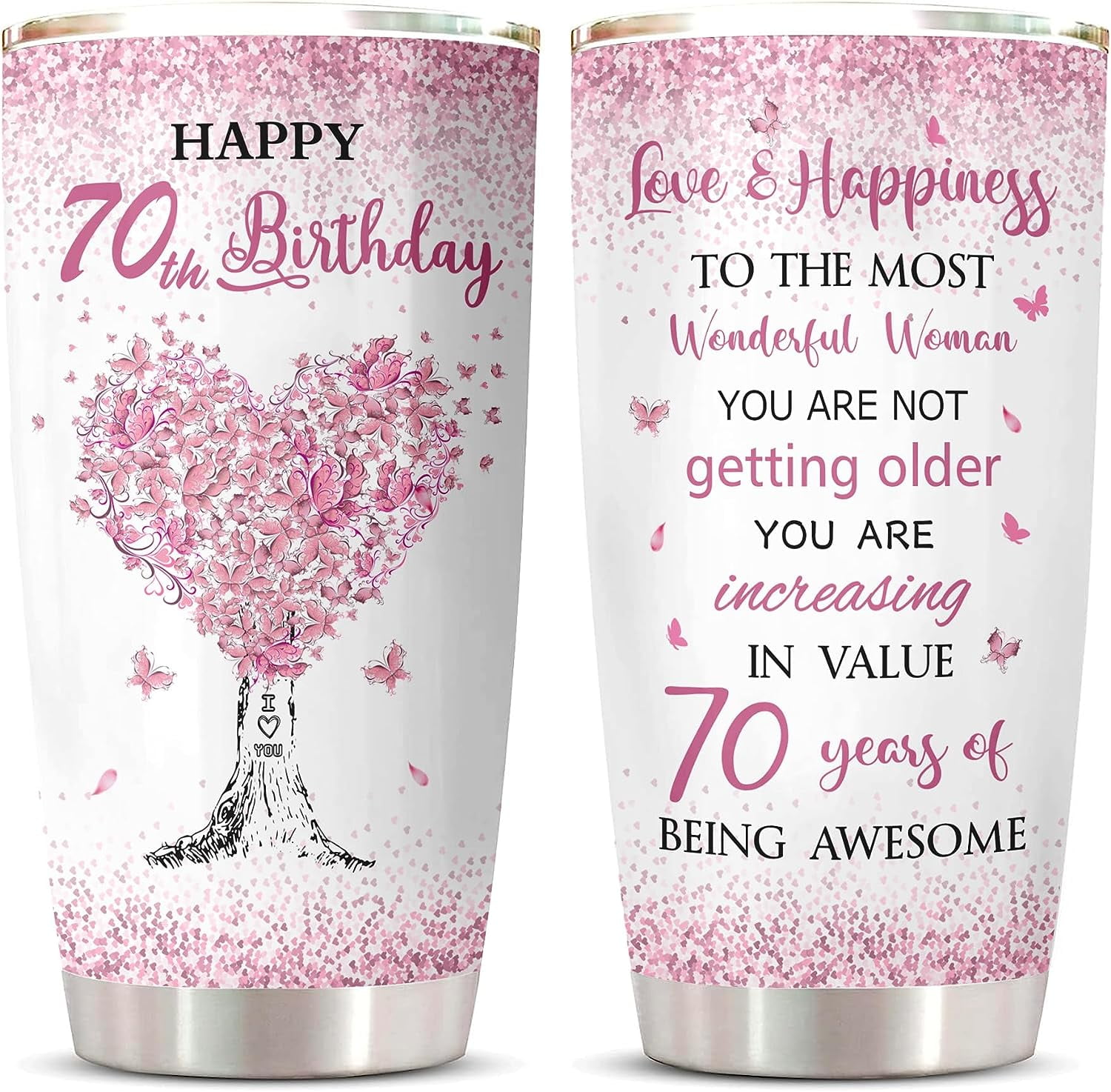 70th Birthday Gifts for Women Tumbler, 70th Birthday Decorations, Best Gifts  for 70 Year Old Woman, 70th Birthday Gifts Mug, 70 Year Old Birthday Gift  Ideas, 1953 Birthday Gifts Coffee Cup 1PC 