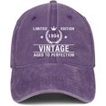 70th Birthday Gifts for Men Women Hats Vintage 70 Year Old Embroidered