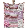 thumbnail image 1 of 70th Birthday Gifts for Women 1954, Happy 70th Birthday Gift Ideas Decorations, Happy 70th Birthday Blanket Soft, Birthday Blanket for Women (50x60, 1 of 6