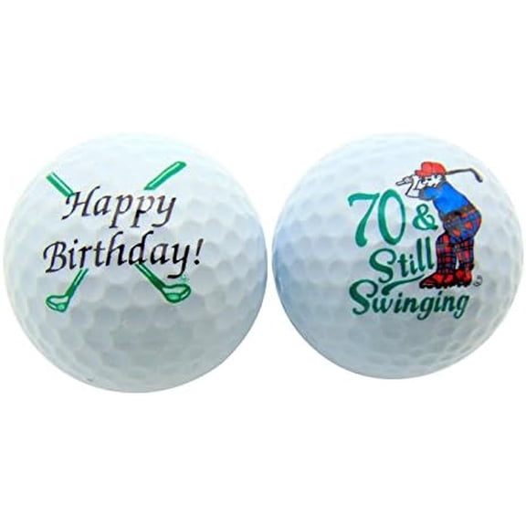 70th Birthday Golf Balls Set of 2 Golf Ball Golfer Gift Pack$$Sport & Recreation Other