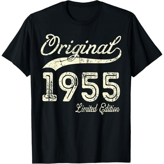 70th Birthday Men Women Vintage 1955 Original Parts T-Shirt