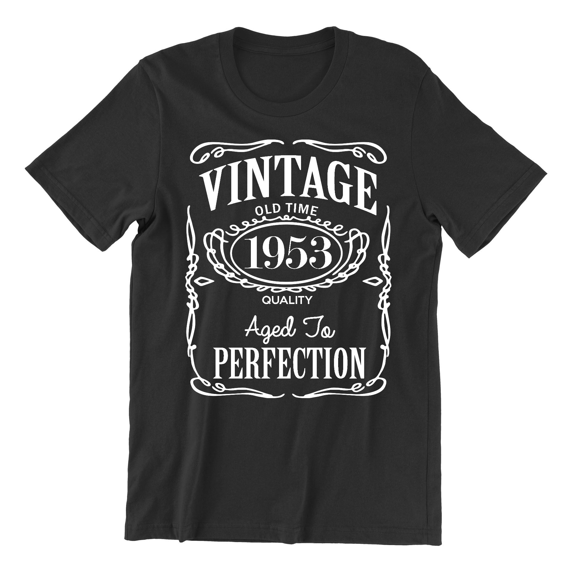 70th Birthday VINTAGE 1953 Men's T-shirt, S, Navy - Walmart.com