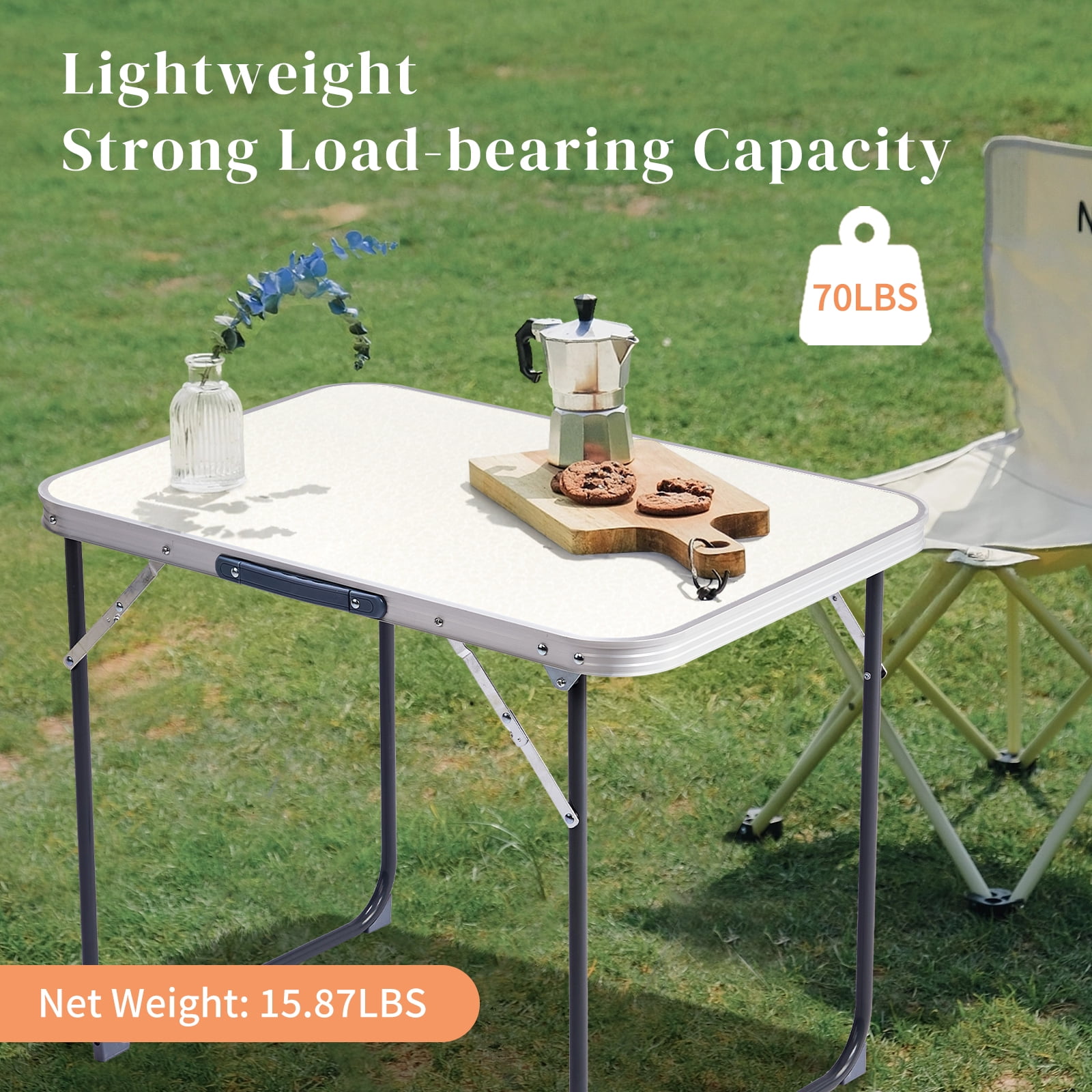 70x50x60cm Aluminum Camping Folding Table