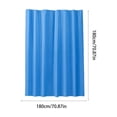 thumbnail image 1 of 70x70 Inch Shower Curtain – Water Repellent Liner for Bathtub, Easy Wipe Clean, Solid Color Design, Rustproof Metal Grommets, for Bathroom Hotel Dormitory Use YYUZH, 1 of 6
