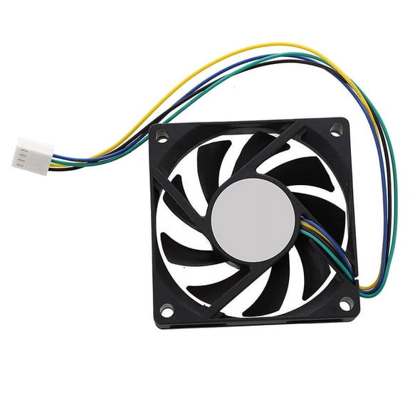 70x70x15mm 12V 4 Pins PWM PC Computer Case CPU Cooler Cooling Fan Black,1 x Computer Cooling Fan,Black