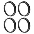 thumbnail image 1 of Unique Bargains Car Wheel Hub Centric Rings Black Polycarbonate Wheels Center Shaft Shock Absorbing Hubrings 4 Pcs OD 71.1mm to ID 63.4mm, 1 of 7