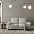 thumbnail image 1 of MERITLIFE Modern Chenille High Density Foam Loveseat, Light Grey, 1 of 11