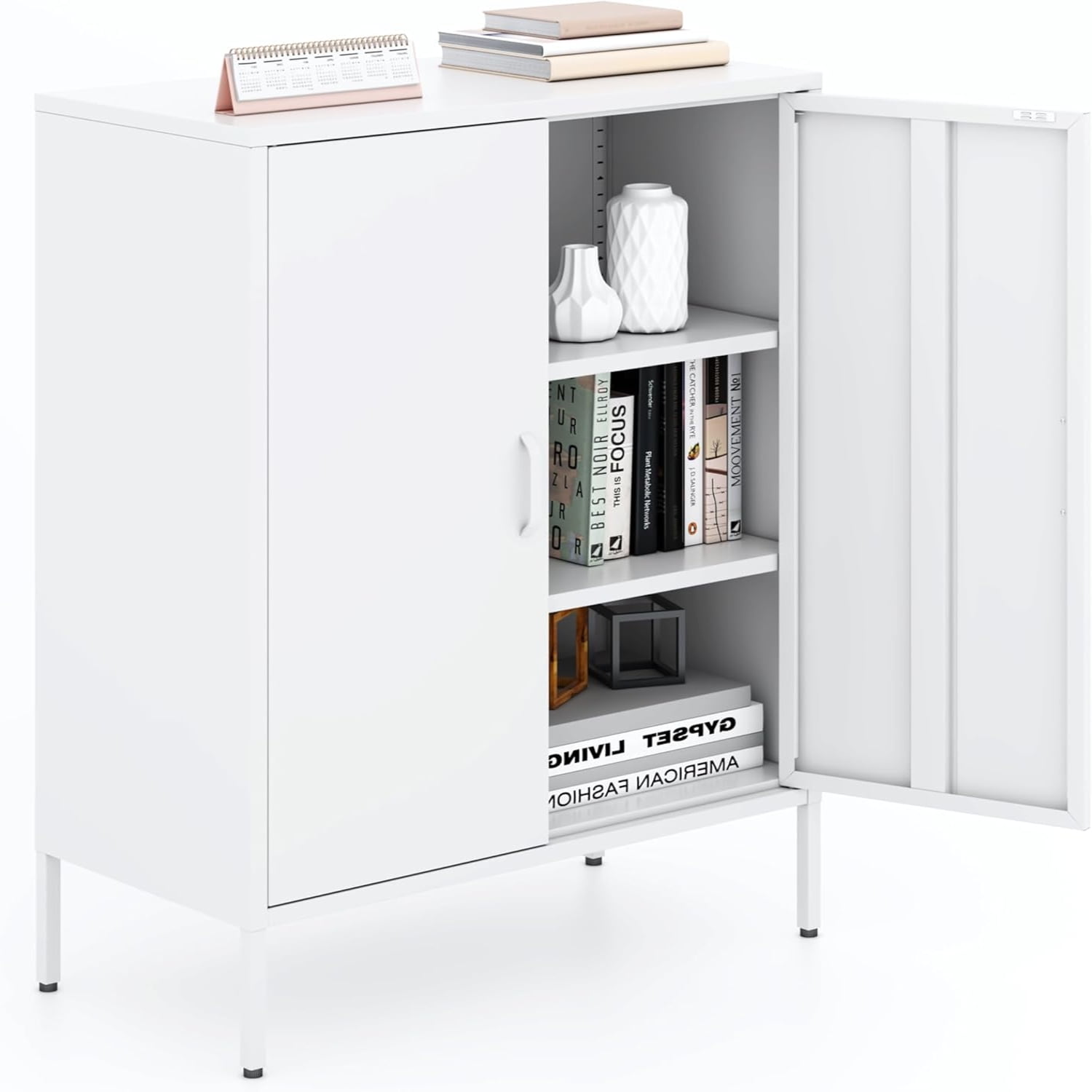 71" Metal 5 Tiers Adjustable shelfs Tool File Garage Assembly