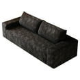 thumbnail image 1 of 71" 3Setaser Sofa, Corduroy Fabric, Deep Seat Couches, Comfy Loveseat Sofa, No Assembly, 1 Pcs for Living Room, Bedroom,Conference Room, Apartment (Black), 1 of 9