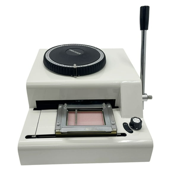 71 Characters Convex Embosser Manual PVC Mbossing Machine Card Imprinting Machine Code Printer