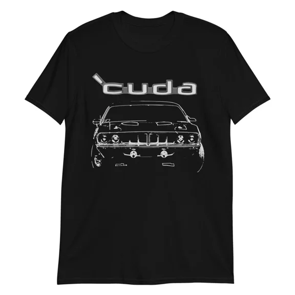 71 Cuda 1971 Barracuda Vintage Muscle Car Collector Short-Sleeve Unisex T-Shirt