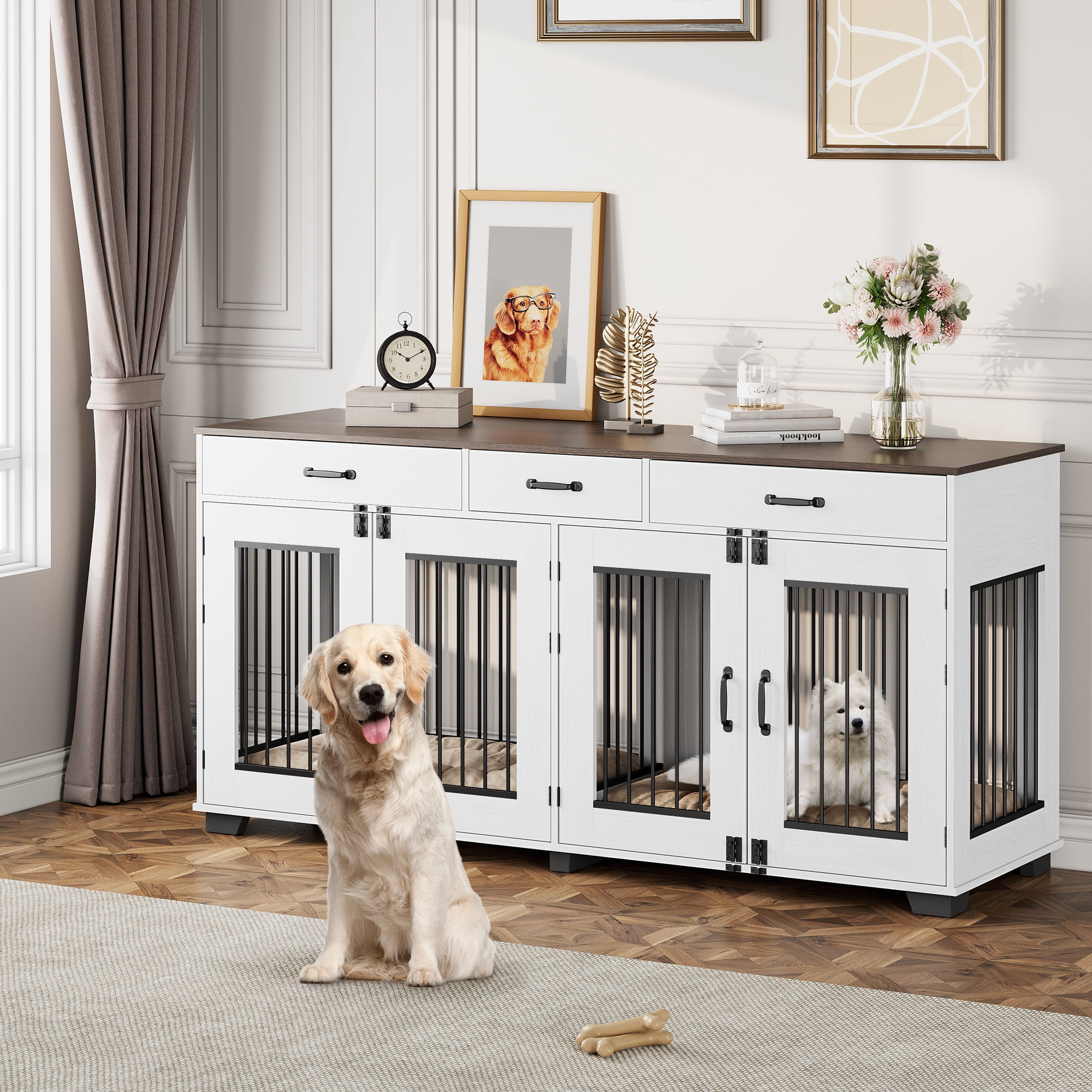 Stunning Orthopedic Spacious Dog Large Crate image