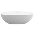 thumbnail image 1 of 71-Inch Premium Solid Surface Deep Soaking Bathtub - Slip-Resistant Contour & Warmth Retention, Durable Eco-Friendly Composite, Seamless Design for Modern Bathrooms, 1 of 5