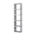 thumbnail image 1 of Benjara 71 Inch Wooden Open Back Display Cabinet with 5 Shelves, White, 1 of 5