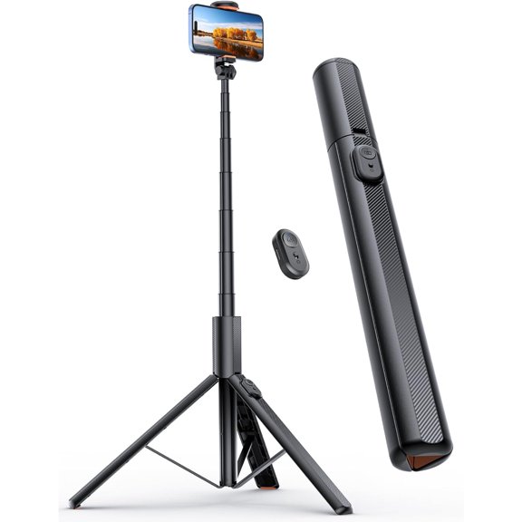 71" Phone Tripod, NT79 Extendable Selfie Stick with 1/4" Camera Mount for Cell PhoneCamera, Phone Tripod Stand Holder with Remote Compatible with iPhone Android, Camera