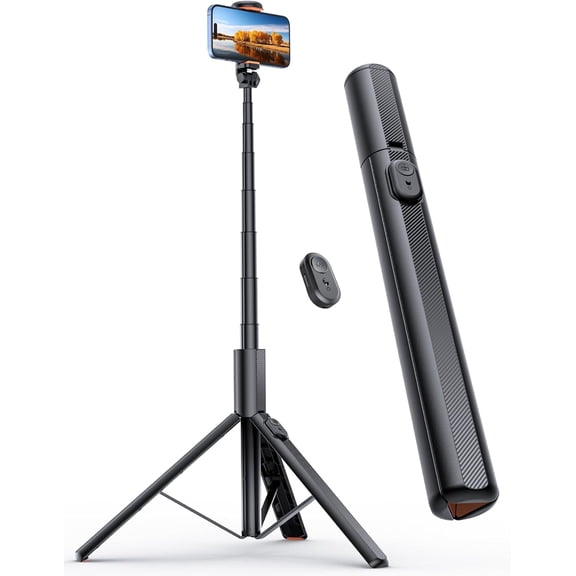71" Phone Tripod, NT79 Extendable Selfie Stick with 1/4" Camera Mount for Cell PhoneCamera, Phone Tripod Stand Holder with Remote Compatible with iPhone Android, Camera