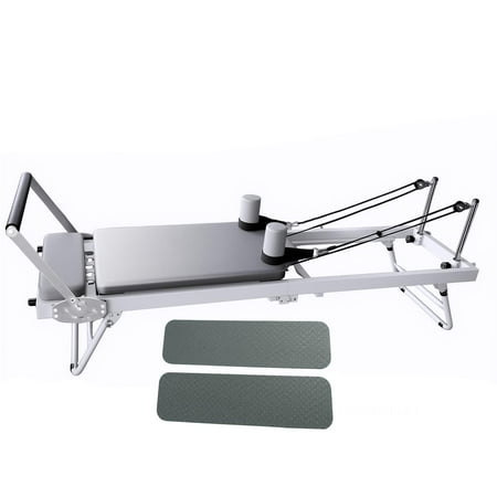 71" Pilates Reformer, Foldable Reformer Pilates Machine, Pilates Exercise Equipment, Pilates Equipment with Adjustable Heights & Springboard for Home Fitness