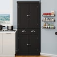 thumbnail image 1 of 71" Storage Cabinet with Drawer and 4 Doors | For Dining Room Use, Easy Assembly, 1 of 7