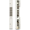 thumbnail image 1 of 71" Tall Narrow Bathroom Storage Cabinet, Modern Skinny Toilet Paper Storage Organizer w/1 Drawer, 2 Doors & 5 Adjustable Shelves, Slim Tower Floor Cabinets for Small Spaces, 1 of 8