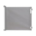 thumbnail image 1 of 71" Wide Grey Paw Proof Retractable Gate, 3-Way-Locking Mechanism, Indoor/Outdoor Suitable, 1 of 5