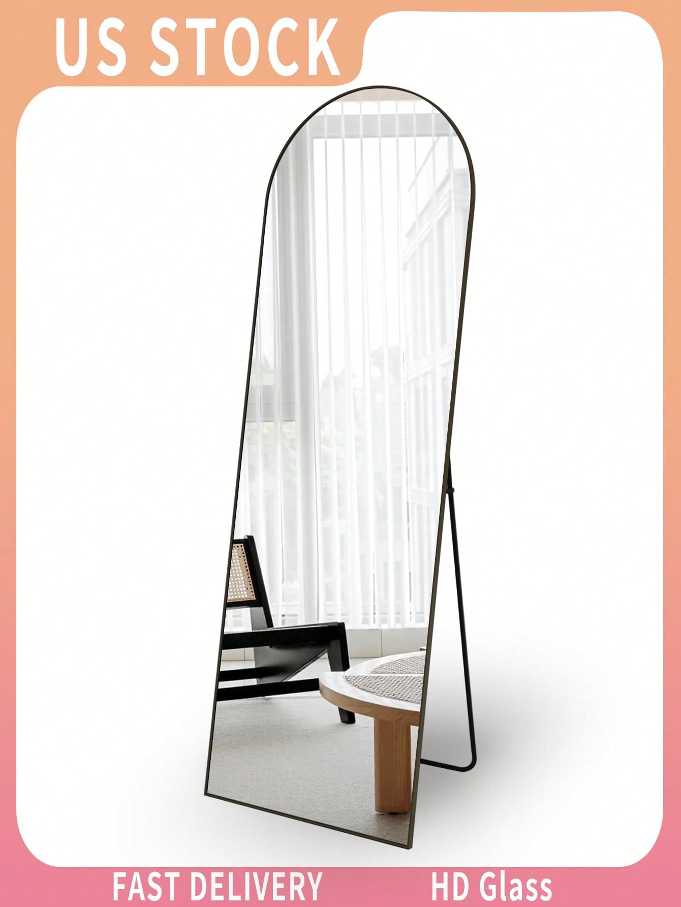 71"X30" Arch Mirror Full Length, Floor Length Mirror, Wall Mirror Full ...