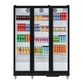 thumbnail image 1 of 71 in. Commercial 3 Door Merchandiser Refrigerator, With 3 Full Glass Doors, 46 Cu. Ft., 1 of 15