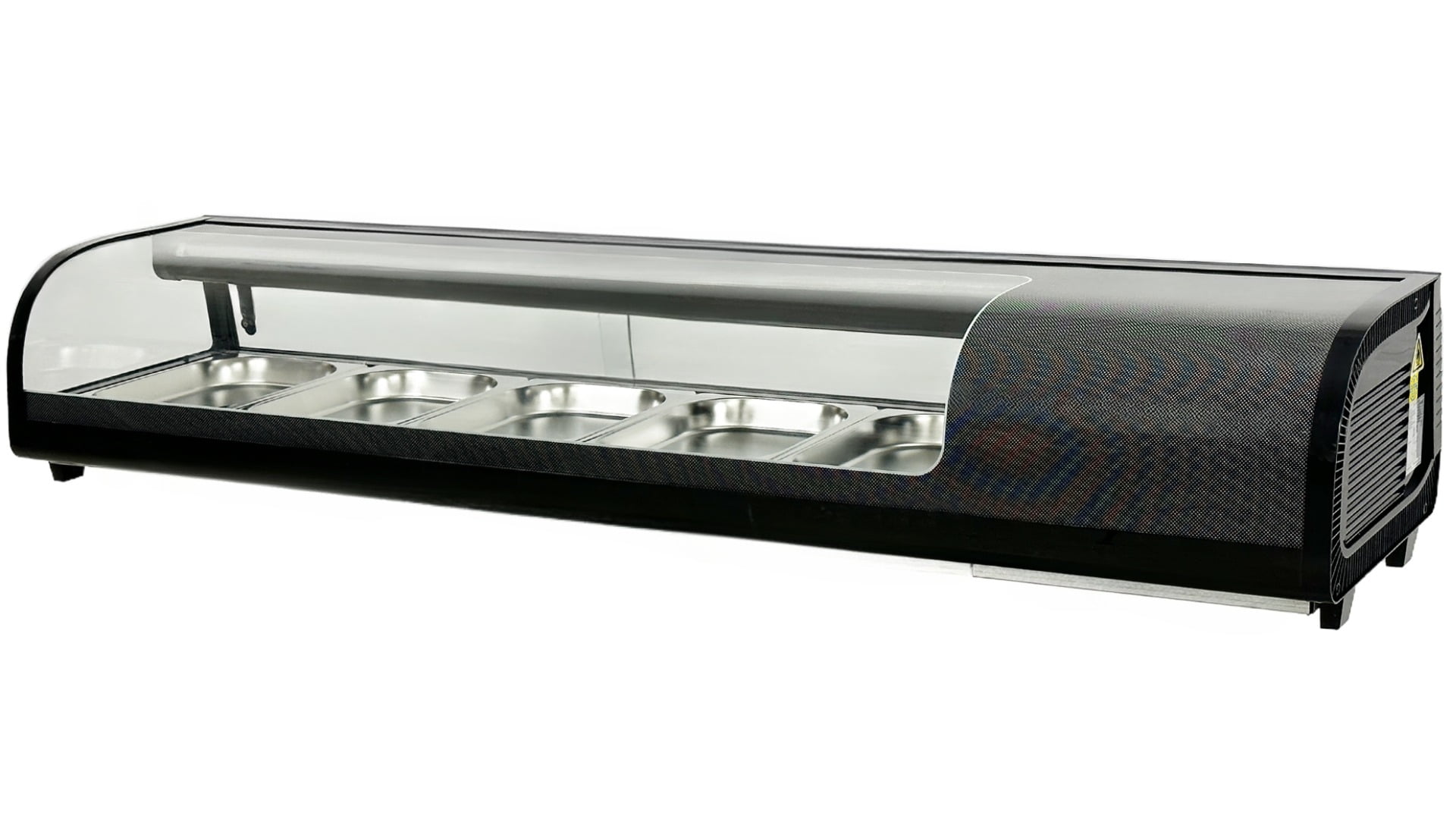 71 in. Commercial Refrigerated Sushi Display Case, Countertop Sushi Fridge Chiller 4.7 Cu.Ft. Cooler