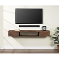 thumbnail image 1 of 71 in. Distressed Floating Media Console, 1 of 1