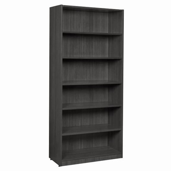 71 in. Legacy High Bookcase, Ash Grey