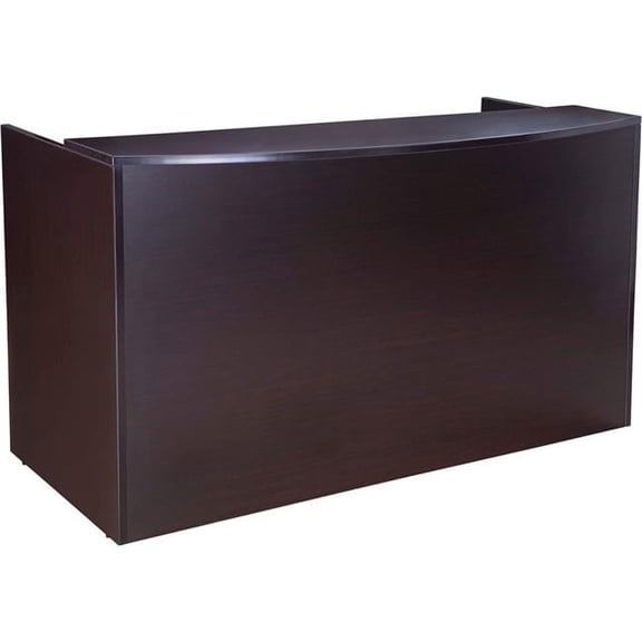 71 in. Reception Desk - Mocha
