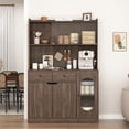 thumbnail image 1 of 71-inch Tall Kitchen Rack with Microwave Stand | Made of Premium Particle Board | Easy to Clean and Assemble, 1 of 7