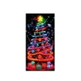 thumbnail image 1 of 71" x 35" Christmas Fluorescent Door Banner – Holiday Party Backdrop, Festive Wall Hanging, Christmas Decoration Cloth with Adhesive Tape for Indoor & Outdoor Seasonal Décor, 1 of 5