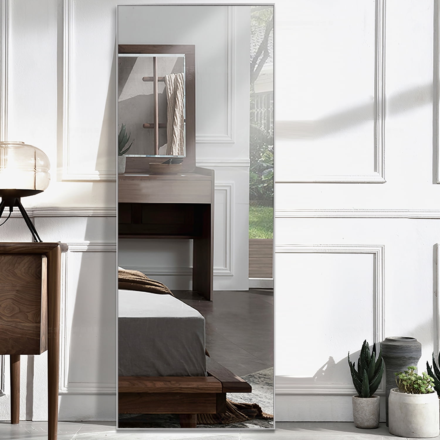 71"x24" Silver Modern Full Length Mirror