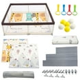 thumbnail image 1 of 71"x79"Large Playyard, Baby Playpen with Mat, Unisex Toddlers Play Yard,Big Baby Fence with Gate, 1 of 13