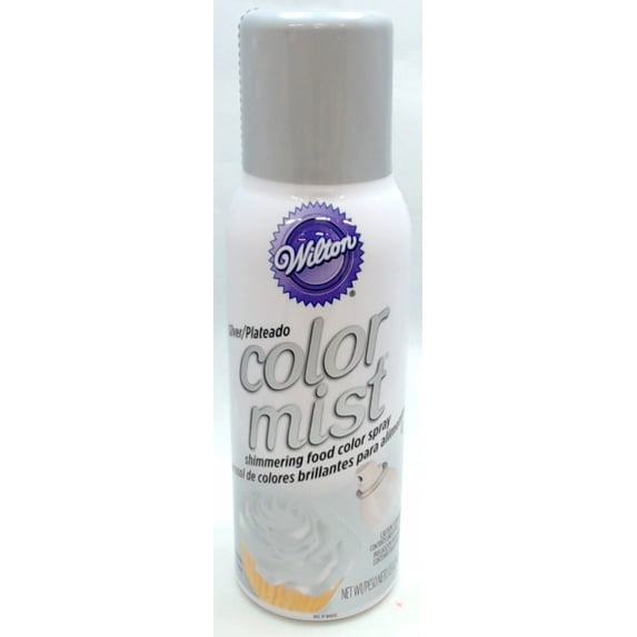 710-5521, Wilton 1.5 Oz  Silver Color Mist Shimmering Food Color Spray