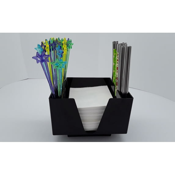 7100-Napkin Caddy Black