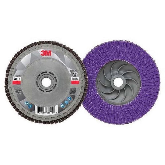 7100242990 - 3M Flap Disc 769F 120plus Quick Change T29 4-1/2 in x 5/8 in-11