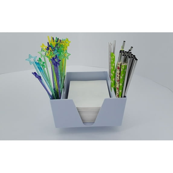 7101-Napkin Caddy White