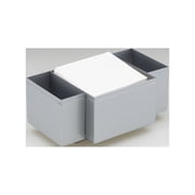 7103-10 Silver Metal Napkin Caddy