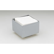 7104-10 Silver Metal Square Napkin Holder