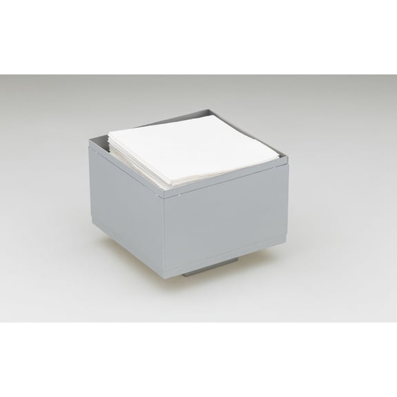 7104-10 Silver Metal Square Napkin Holder