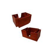7106-C Wood Napkin Caddy Cherry