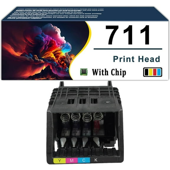711 C1Q10A Print Head Compatible for HP DesignJet T530 T525 T520 T130 T125 T120&T100 Large Format Plotter Printers