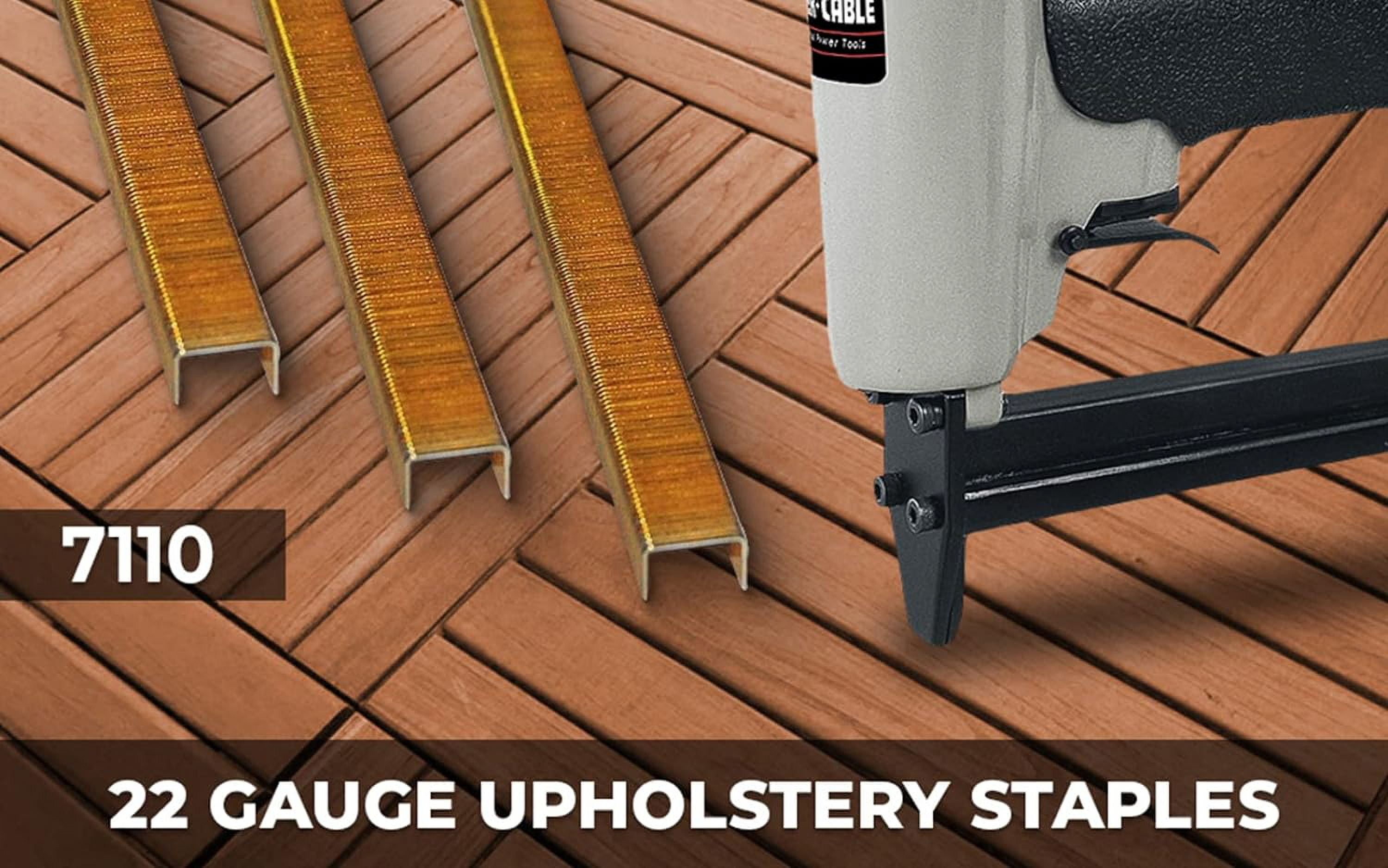 7110 Staples 22 Gauge Upholstery 3/8" Length Fits Senco/ Staplers 10