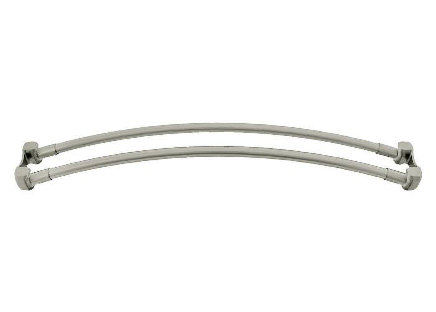 Polished Brass 36" Double Curved Shower Curtain Rod
