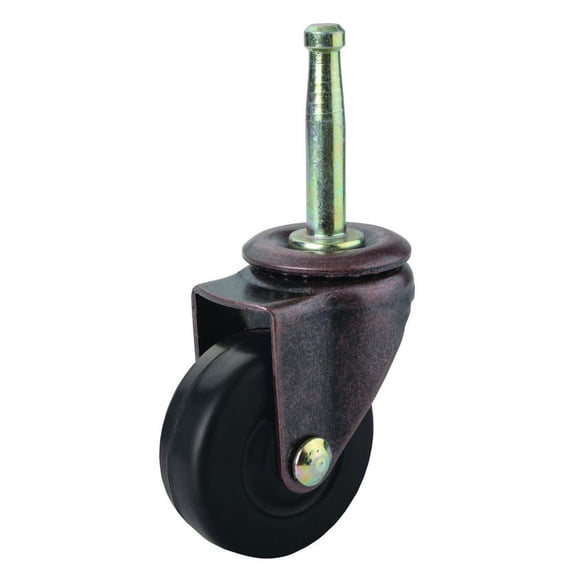 7112147, Swivel Casters, Medium-Duty, Rubber, Stem