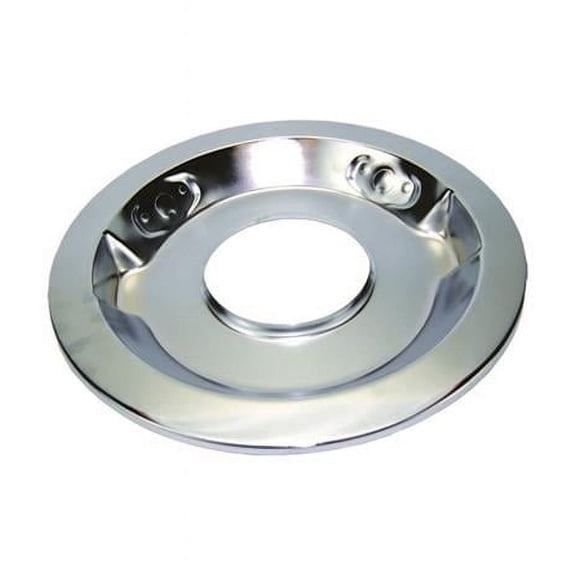 7112B 14 in. Chrome Round Air Cleaner Drop Bottom Base