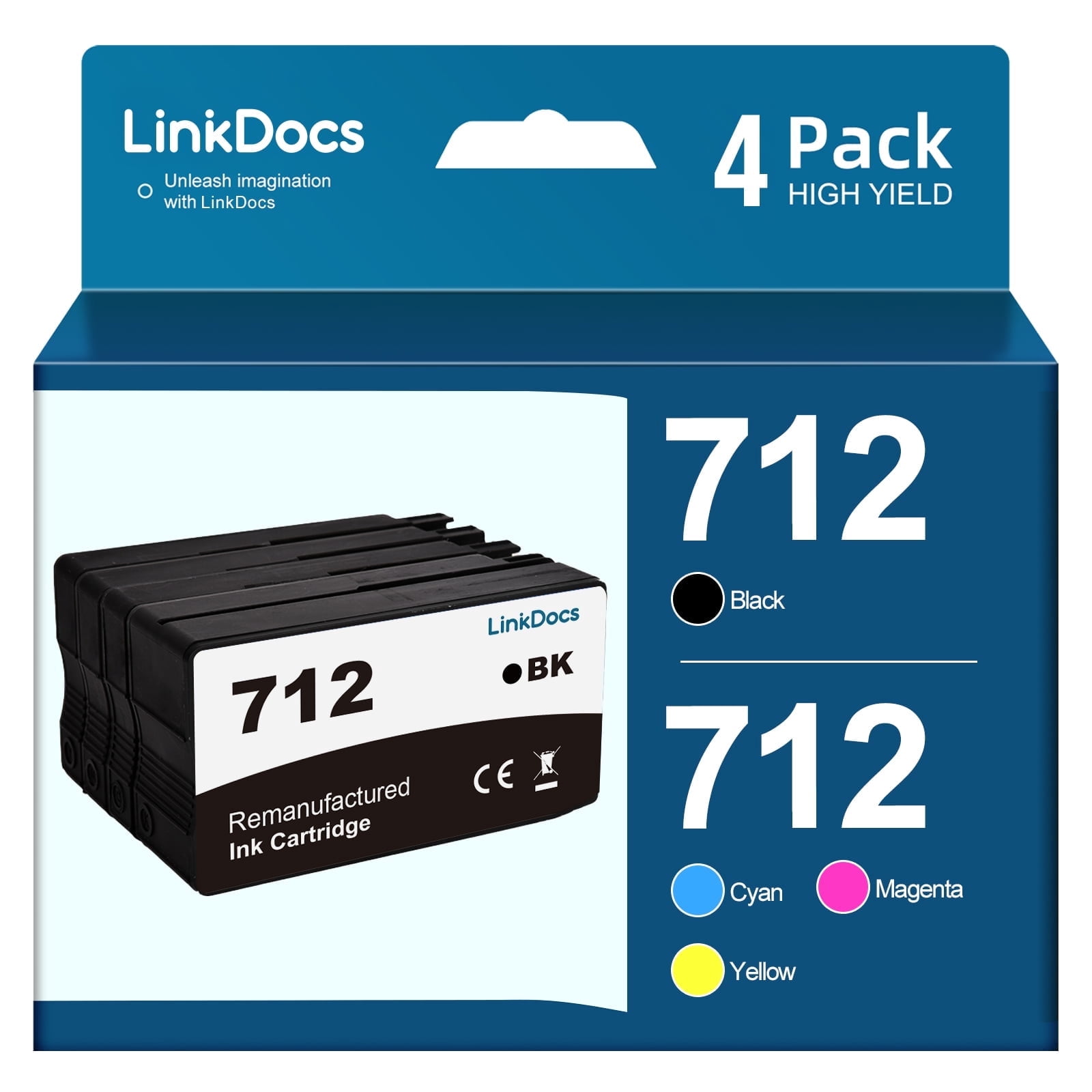 712 Ink Cartridge Compatible for 712 Ink Cartridge to use with ...