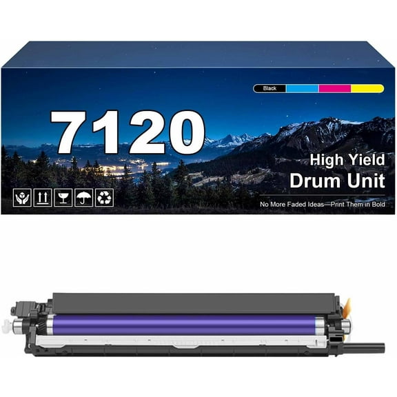 7120 Drum Unit Compatible for Xerox WorkCentre 7220 7225 7120 7125 Printers, Drum Cartridge/Imaging Unit