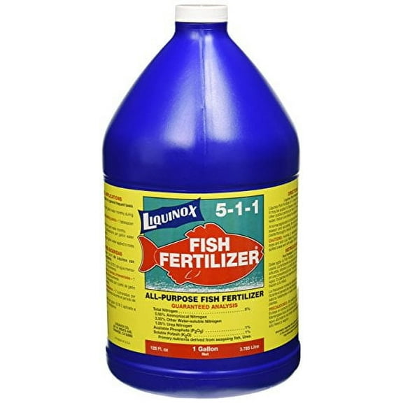 7128 Fish Emulsion 5-1-1 Fertilizer, 1-Gallon